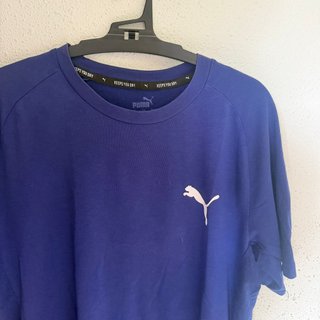 Camiseta Deportiva Puma Azul Marino Fitness Gym