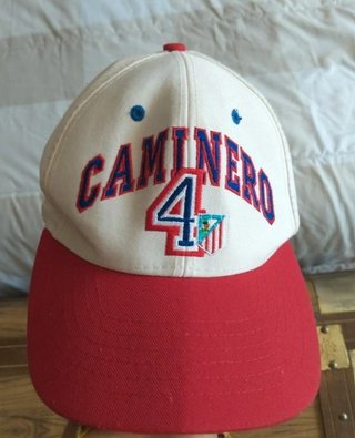 Gorra Caminero 41 Atlético de Madrid 90s bordada