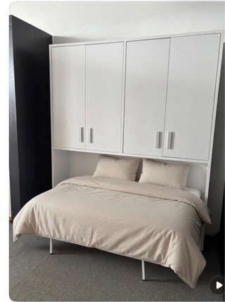 Cama Abatible 190x90 con Armarios