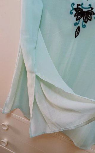 Blusa Caftán Semi/Transparente Talla S/M