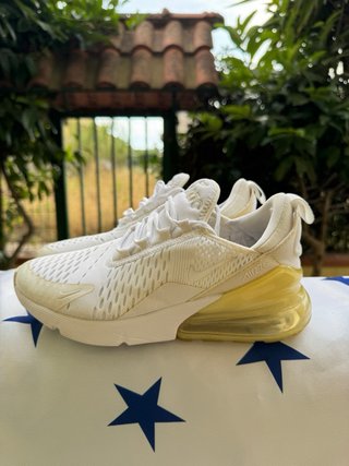 Nike Air Max 270 Scarpe Donna Bianco Giallo
