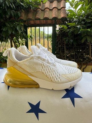 Nike Air Max 270 Scarpe Donna Bianco Giallo
