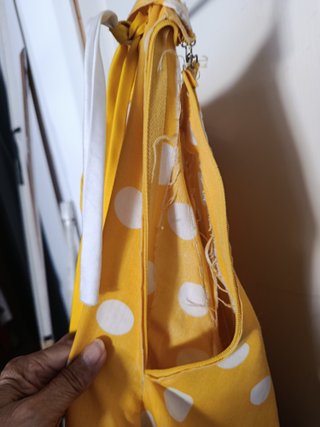 Falda Rociera Lunares Amarillo y Blanco