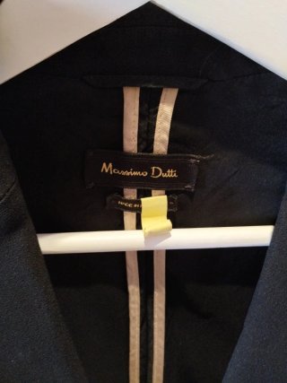 Americana negra Massimo Dutti Talla 36