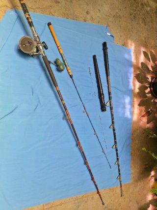 Lote 3 cañas de pesca