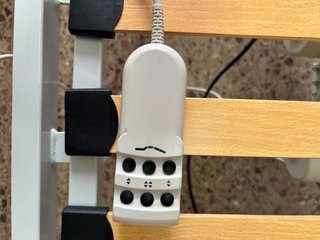 Cama articulada motorizada clínica con somier