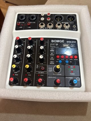 Mesa de mezclas de 4 canales DSP Y Bluetooth