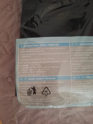 Mosquitera para puertas nueva