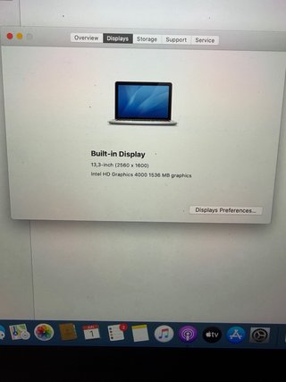 MacBook Pro 13 Argento. Fine 2012
