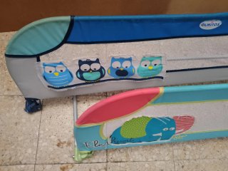 Barrera de seguridad para cama infantil