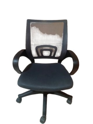 SILLA ERGONÓMICA COLOR NEGRA EN BUEN ESTADO USADA