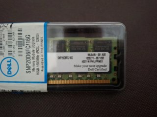 Lote de 6 RAM Dell DDR3 16GB ECC