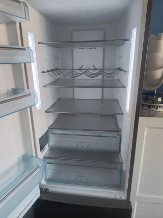 Frigorífico Combi No Frost, Inox (buen estado)