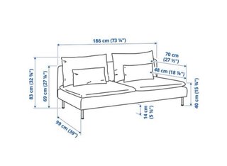 Sofá IKEA SODERHAMN 3 plazas