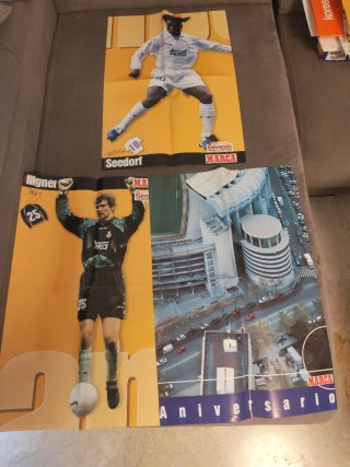 12 Pósters Real Madrid Temporada 96-97