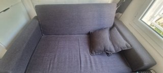 Sofá Cama IKEA 2 Plazas Gris