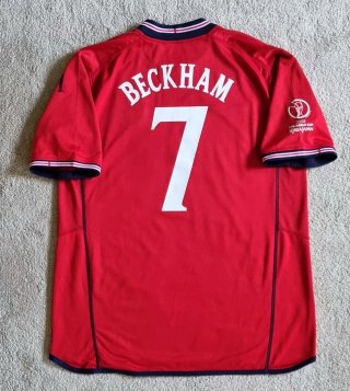 INGLATERRA MUNDIAL 2002 Talla XL BECKHAM ORIGINAL
