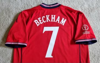 INGLATERRA MUNDIAL 2002 Talla XL BECKHAM ORIGINAL