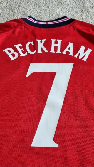 INGLATERRA MUNDIAL 2002 Talla XL BECKHAM ORIGINAL