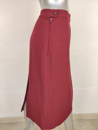 Tailleur donna vintage bordeaux