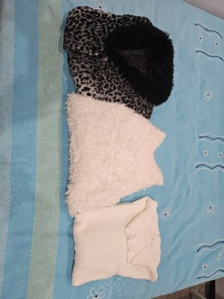 Conjunto 3 prendas: Chaqueta pelo, suéter