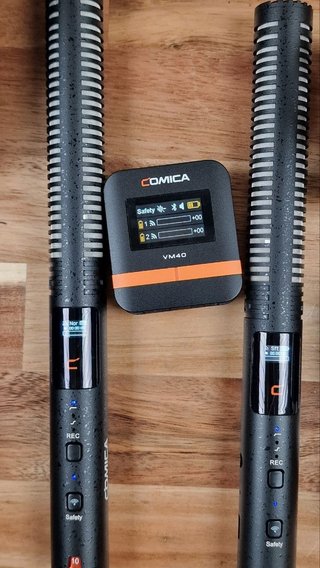 COMICA VM40 Combo Micrófono Inalámbrico 32 bits fl