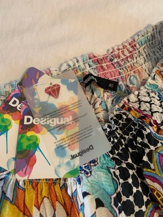 Vestito Desigual Lungo con Spacco