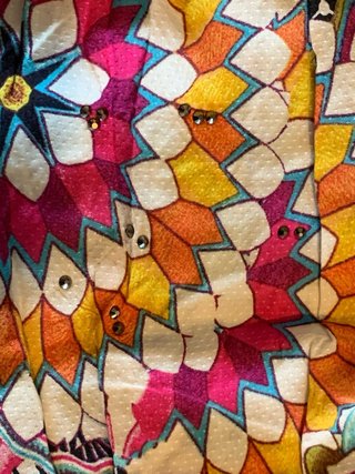 Vestito Desigual Lungo con Spacco