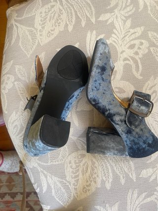 Zapatos italianos azules talla 38 sin estrenar