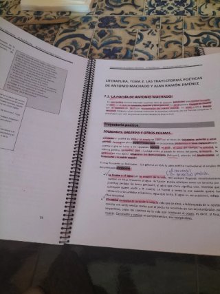 Apuntes encuadernados de 2° de Bachillerato