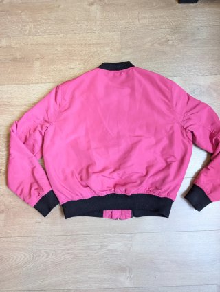 Chaqueta bomber LFT rosa y negra Talla M