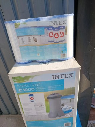 Bomba filtro Intex Krystal Clear C1000 + 3 filtros