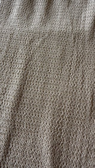 Vestido beige talla S  y cintura descubierta
