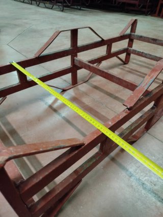 Soporte durmiente para dos barricas de 225L