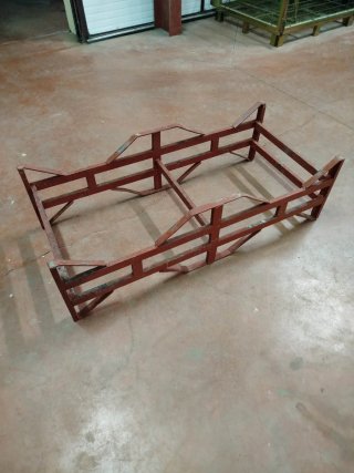 Soporte durmiente para dos barricas de 225L