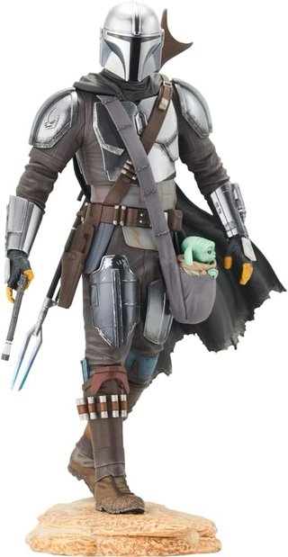 Figura Resina Mandalorian Bebé Yoda