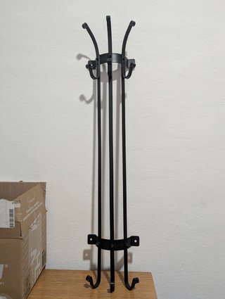 Perchero de pared Ikea negro