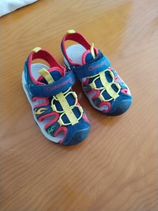 Sandalias Verano Niña(o) Azul/Rojo