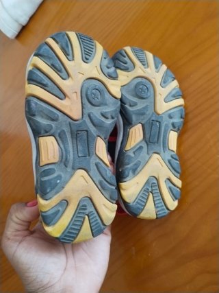 Sandalias Verano Niña(o) Azul/Rojo