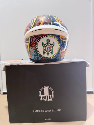 Casco AGV Diseño Tribal Talla S Con dos pantallas