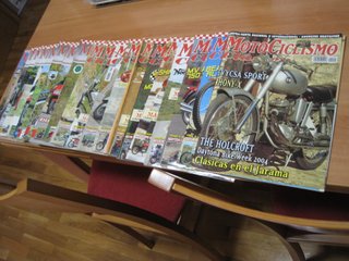 LOTE DE 21 REVISTAS MOTOCICLISMO CLASICO