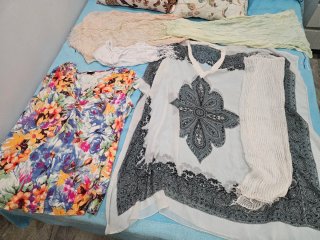 Blusones y pañuelos playeros