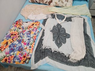 Blusones y pañuelos playeros
