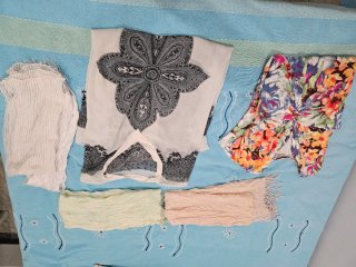 Blusones y pañuelos playeros