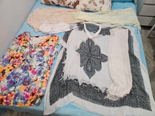 Blusones y pañuelos playeros