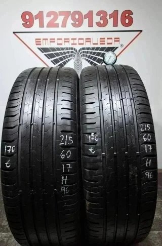 215 60 17 H CONTINENTAL RUEDA AL 90% VIDA UTIL
