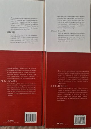Libros colección El País. Literatura