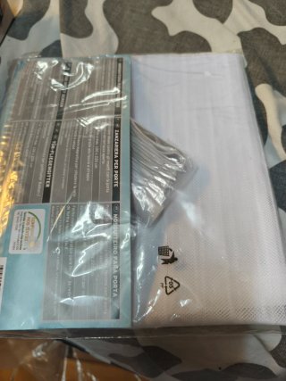 Cortina Mosquitera Puerta Blanca POWERFIX