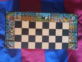 Ajedrez artesano de Viaje Figuras Peruanas