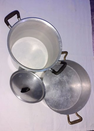 Set Pentole Vintage Alluminio